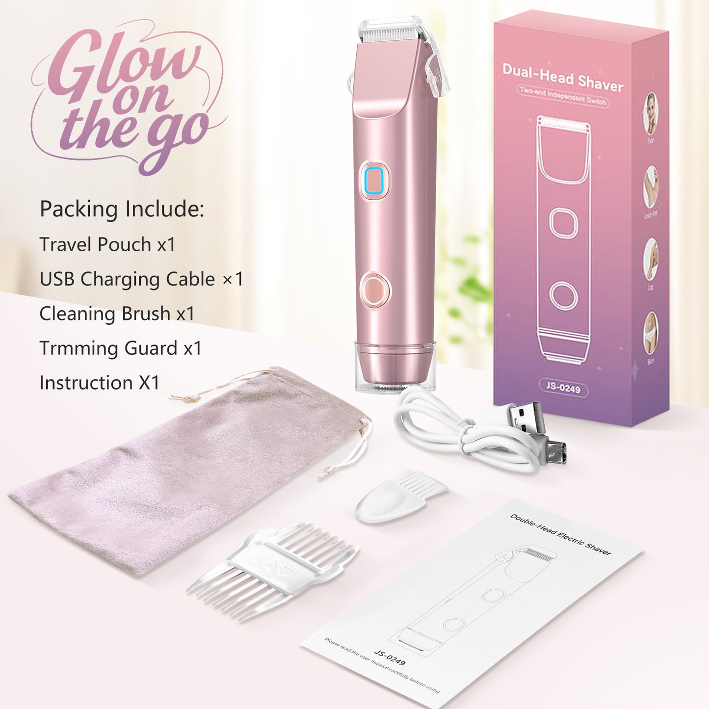 Dual-Head Bikini Hair Shaver