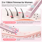 Dual-Head Bikini Hair Shaver.