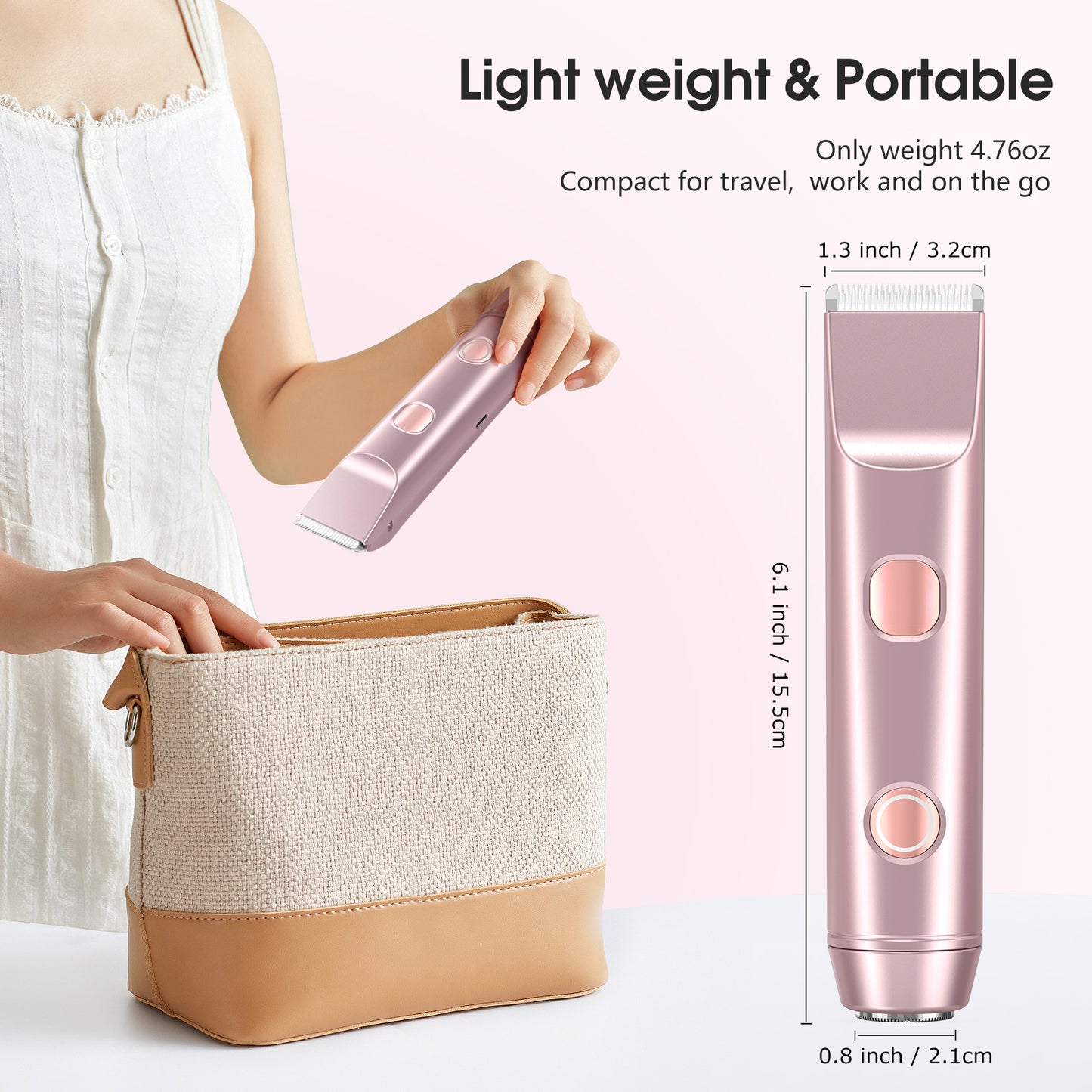 Dual-Head Bikini Hair Shaver