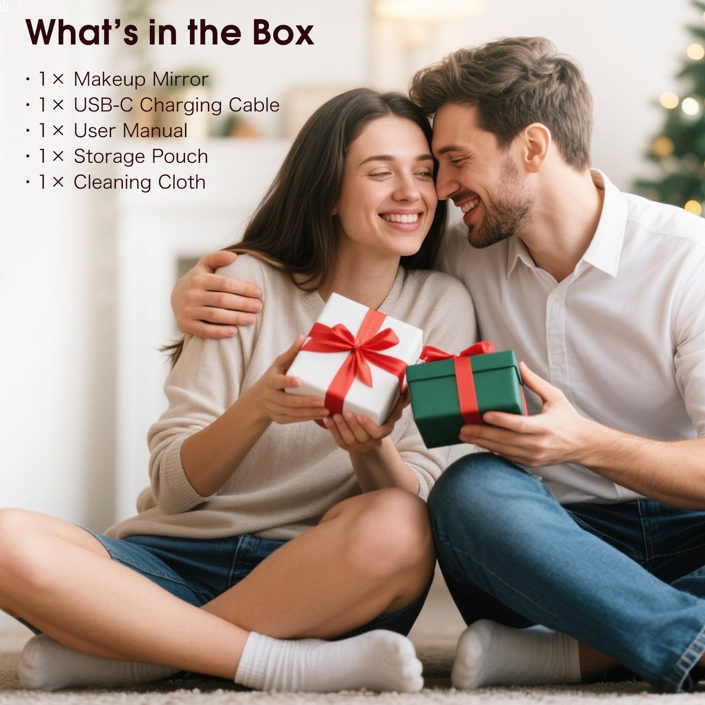 Dual-Sided LED Makeup Mirror – 10X Magnification, 3 Light Modes, Travel-Friendly Design